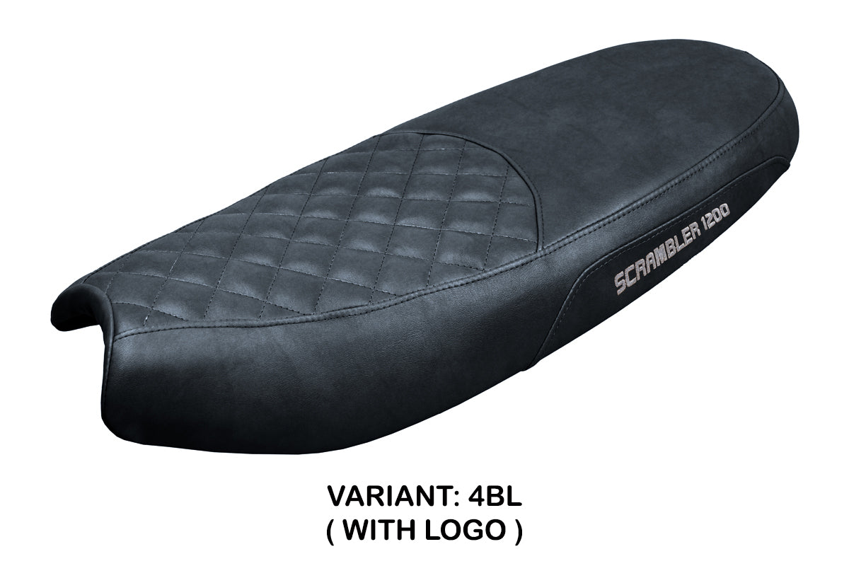 Triumph Scrambler 1200 2019-2025 Seat Cover Tappezzeria Italia TPZ in Black SE