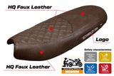 Triumph Scrambler 1200 2019-2026  Seat Cover TPZ Italia Dark Brown