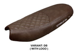 Triumph Scrambler 1200 2019-2026  Seat Cover TPZ Italia Dark Brown