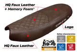Triumph Scrambler 1200 2019-2026  Seat Cover TPZ Italia Comfort Dark Brown