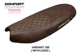 Triumph Scrambler 1200 2019-2026  Seat Cover TPZ Italia Comfort Dark Brown