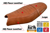 Triumph Speed Twin 900 2019-2025 Seat Cover Tappezzeria Italia TPZ in Brown