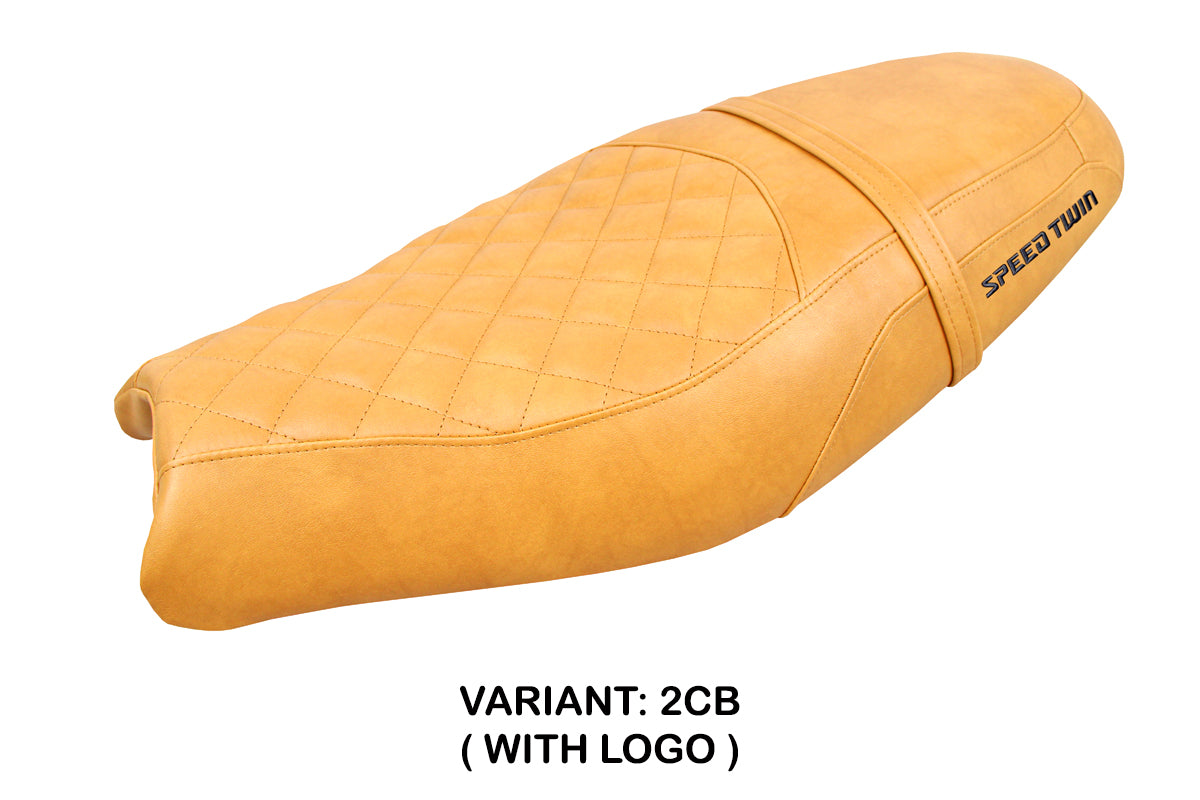 Triumph Speed Twin 900 2019-2025 Seat Cover Tappezzeria Italia TPZ in Camel SE