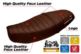 Triumph Speed Twin 1200 2019-2026 Seat Cover TPZ Italia Dark Brown SE