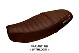Triumph Speed Twin 1200 2019-2026 Seat Cover TPZ Italia Dark Brown SE