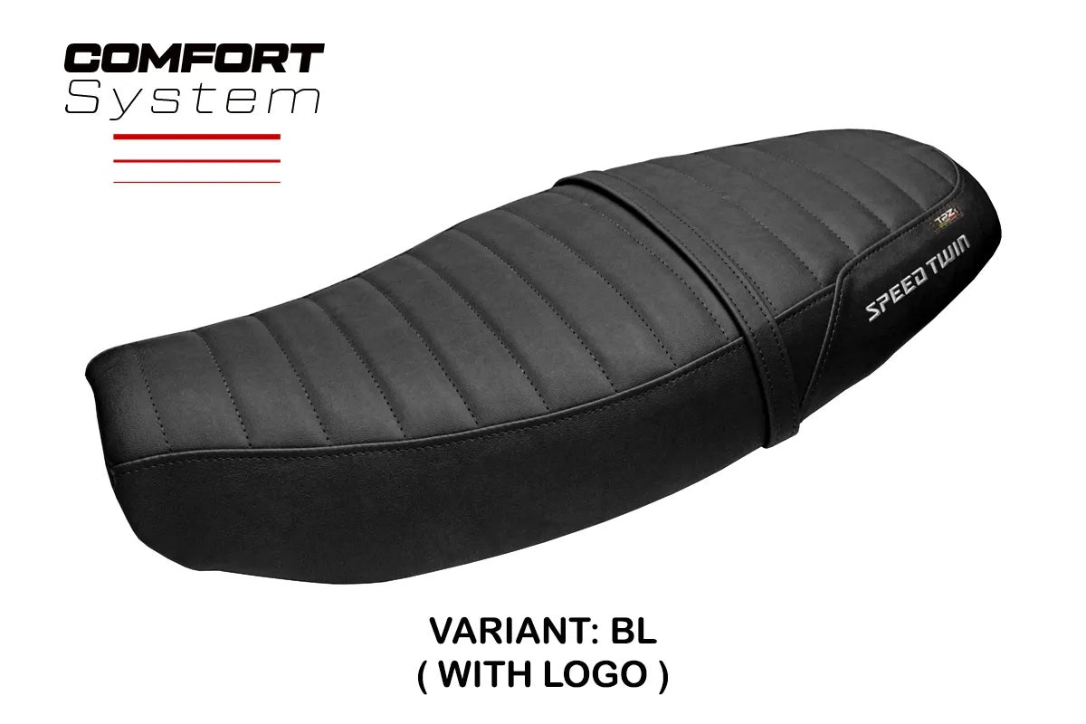 Triumph Speed Twin 1200 2019-2026 Seat Cover TPZ Italia Comfort Black SE
