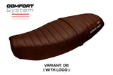 Triumph Speed Twin 1200 2019-2026 Seat Cover TPZ Italia Comfort Dark Brown SE