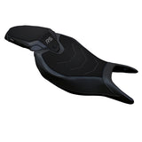 Funda de asiento Tappezzeria Italia TPZ Comfort para Triumph Speed ​​Triple 1200 RS 2022-2025 en negro