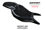 Funda de asiento Tappezzeria Italia TPZ Comfort para Triumph Speed ​​Triple 1200 RS 2022-2025 en gris