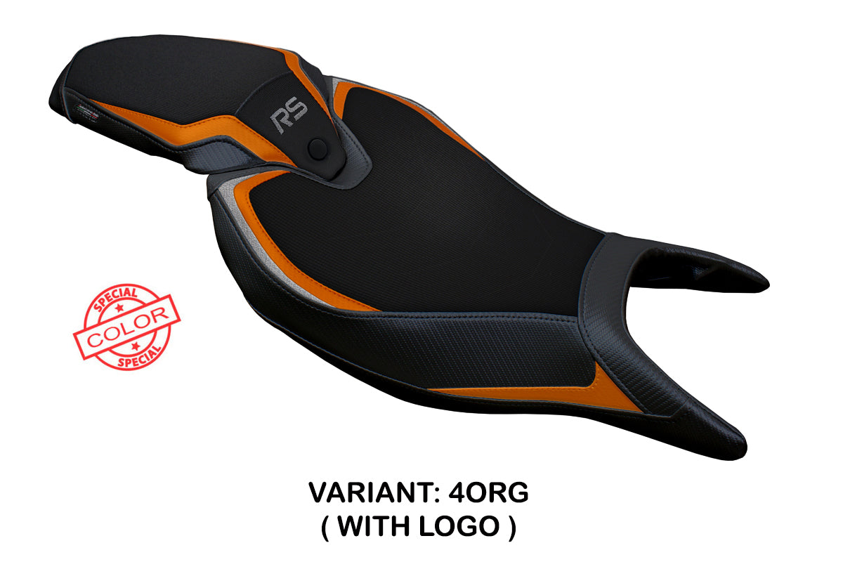 Triumph Speed Triple 1200 RS 2022-2025 Seat Cover Tappezzeria Italia TPZ in Orange Grey and Black