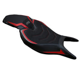 Triumph Speed Triple 1200 RS 2022-2025 Seat Cover Tappezzeria Italia TPZ Ultragrip in Red and Grey