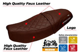 Triumph Speed Twin 1200 2019-2026 Seat Cover TPZ Italia Dark Brown