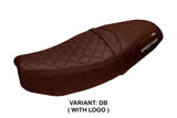 Triumph Speed Twin 1200 2019-2026 Seat Cover TPZ Italia Dark Brown