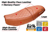 Triumph Speed Twin 1200 2019-2026 Seat Cover TPZ Italia Comfort Brick
