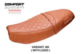 Triumph Speed Twin 1200 2019-2026 Seat Cover TPZ Italia Comfort Brick