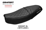 Triumph Speed Twin 1200 2019-2026 Seat Cover TPZ Italia Comfort Black