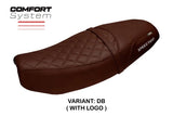 Triumph Speed Twin 1200 2019-2026 Seat Cover TPZ Italia Comfort Dark Brown