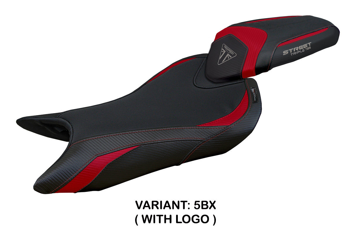 Triumph Street Triple 765 2023-2025 Seat Cover Tappezzeria Italia TPZ in Bordeaux Black