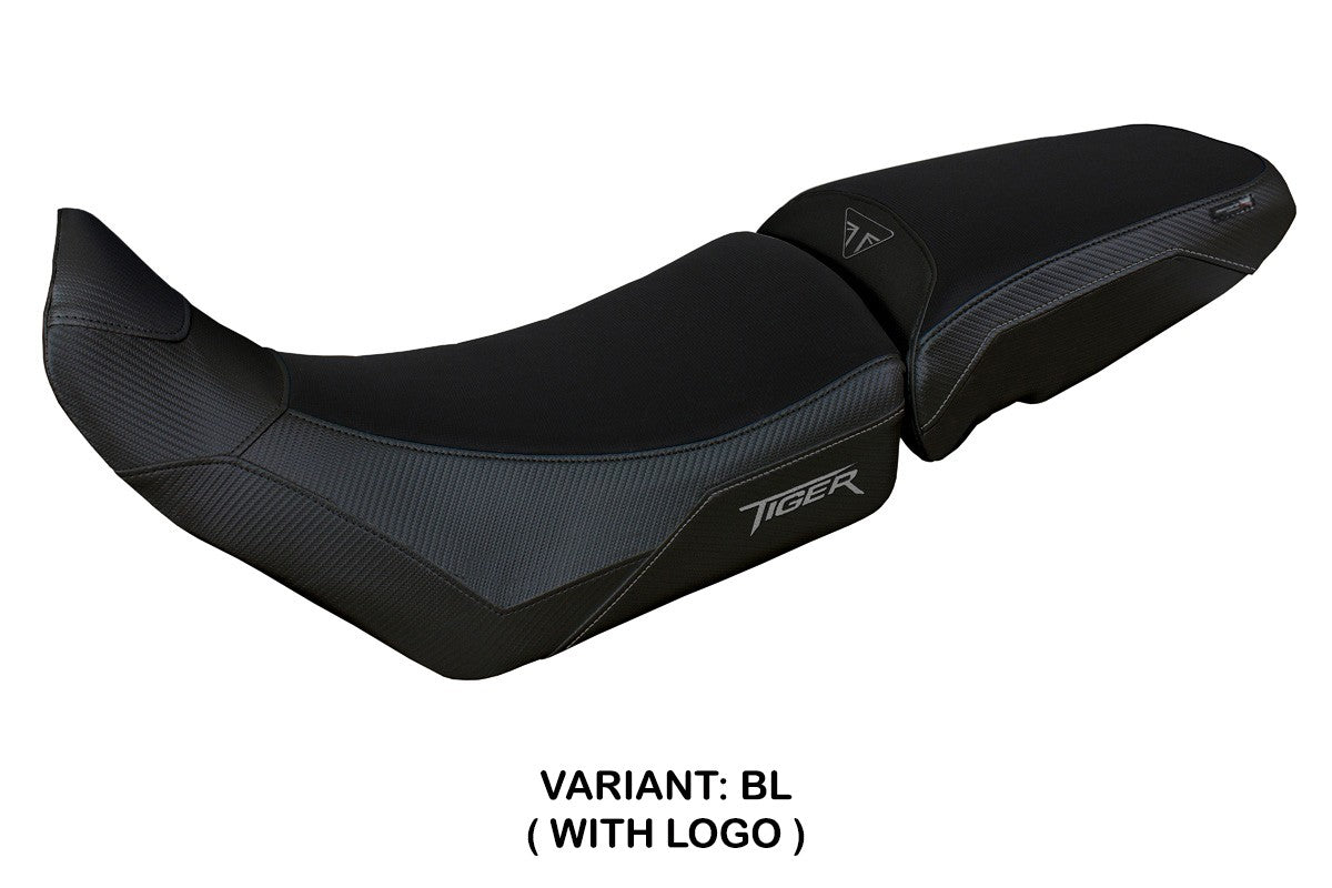 Funda Asiento Triumph Tiger 850 Sport 2021-2025 Tappezzeria Italia TPZ Negro