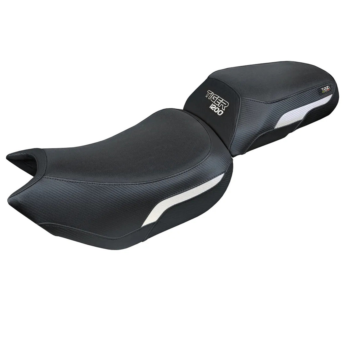 Triumph Tiger 1200 2022-2026 Seat Cover TPZ Italia White Black