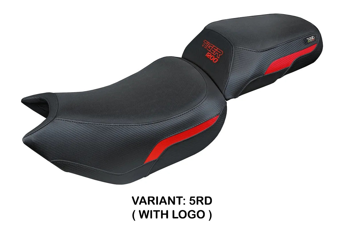 Triumph Tiger 1200 2022-2026 Seat Cover TPZ Italia Red Black