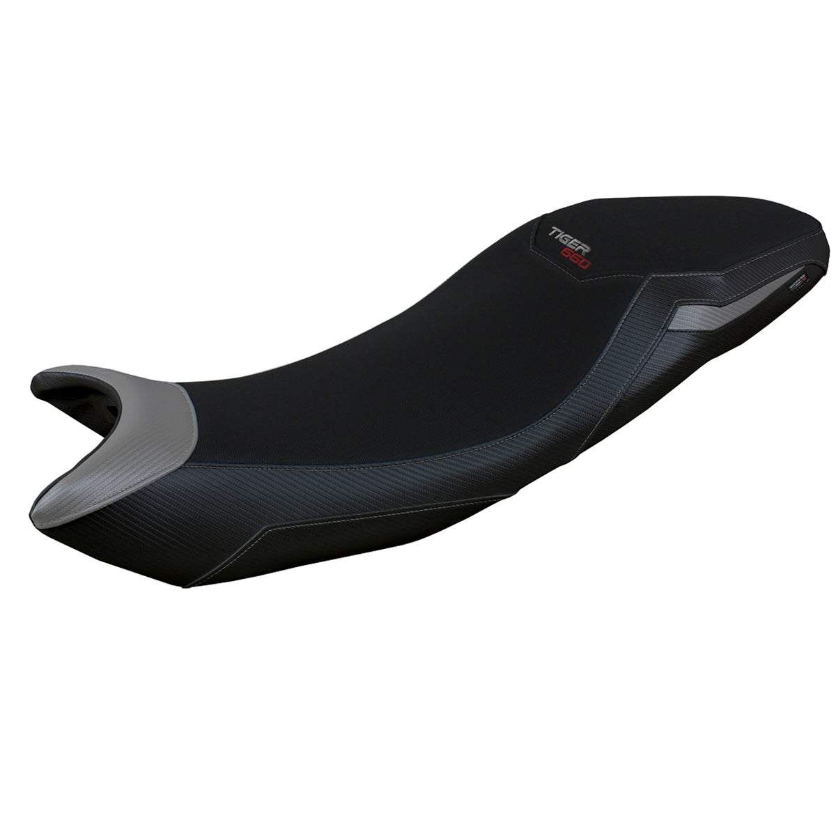 Triumph Tiger 660 2021-2025 Seat Cover Tappezzeria Italia TPZ in Grey Black