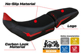 Funda de asiento para Triumph Tiger 900 2020-2023 Tappezzeria Italia TPZ en rojo y negro