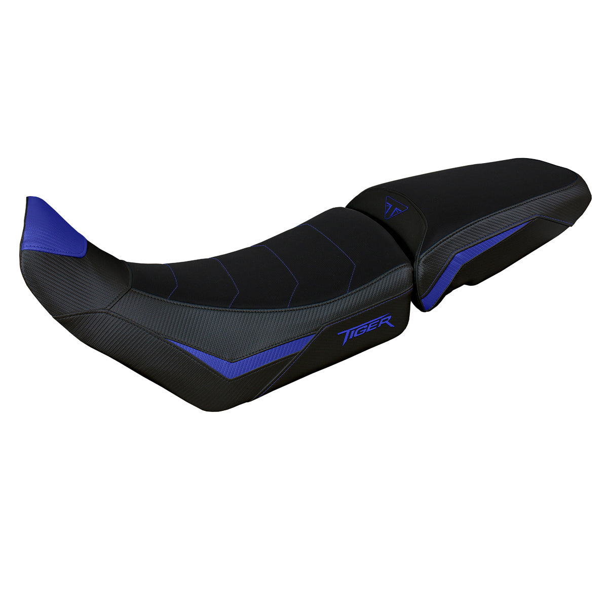 Triumph Tiger 900 2020-2023 Seat Cover Tappezzeria Italia TPZ Comfort in Blue and Black