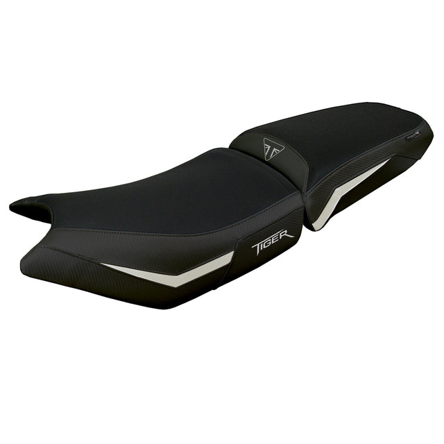 Triumph Tiger 900 2024 Seat Cover Tappezzeria Silver Black