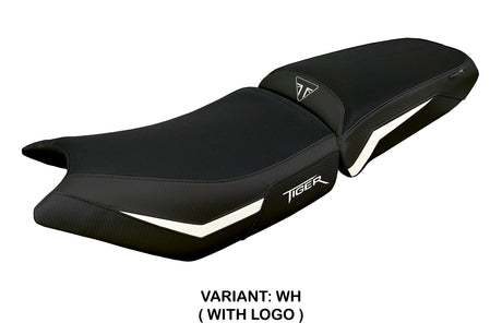 Triumph Tiger 900 2024 Seat Cover Tappezzeria White Black