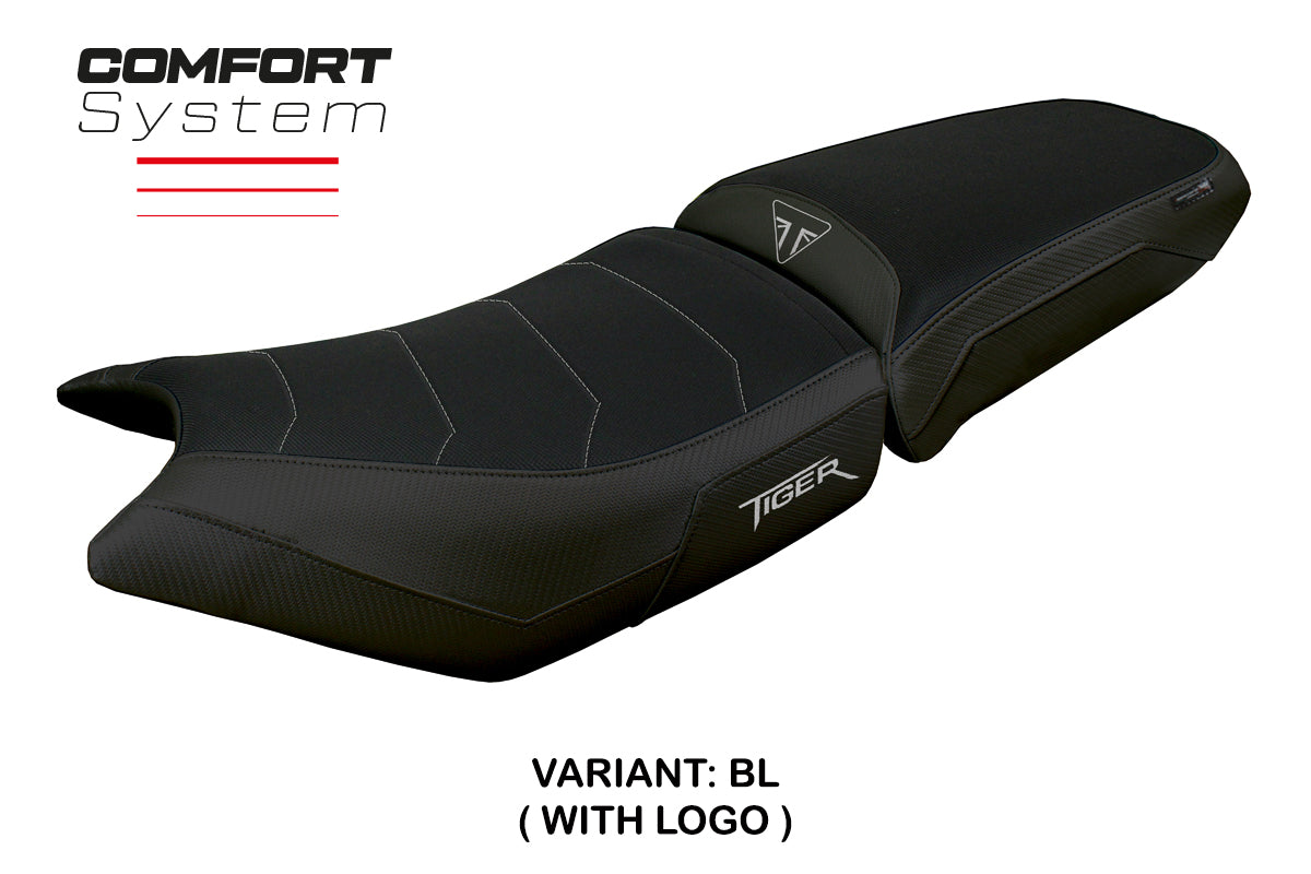 Triumph Tiger 900 2024 Seat Cover Tappezzeria Comfort Black