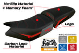 Triumph Tiger 900 2024 Seat Cover Tappezzeria Comfort Red Grey Black