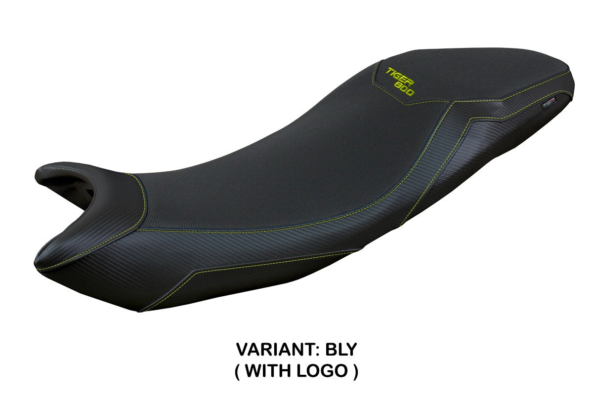 Triumph Tiger Sport 800 2025 Seat Cover Tappezzeria Italia TPZ Black Yellow Fluo