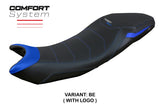 Funda de asiento para Triumph Tiger Sport 800 2025 Tappezzeria Italia TPZ Comfort Azul Negro
