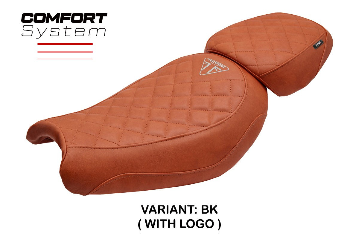 Triumph Scrambler 400X / 400XC 2024-2026 Seat Cover TPZ Italia Comfort Brick