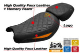 Triumph Scrambler 400X / 400XC 2024-2026 Seat Cover TPZ Italia Comfort Orange