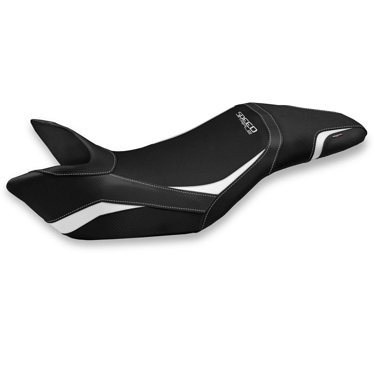 Triumph Speed Triple 2011-2015 Seat Cover Tappezzeria Italia TPZ in White
