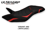 Funda de asiento para Triumph Speed ​​Triple 2011-2015 Tappezzeria Italia TPZ Ultragrip en rojo