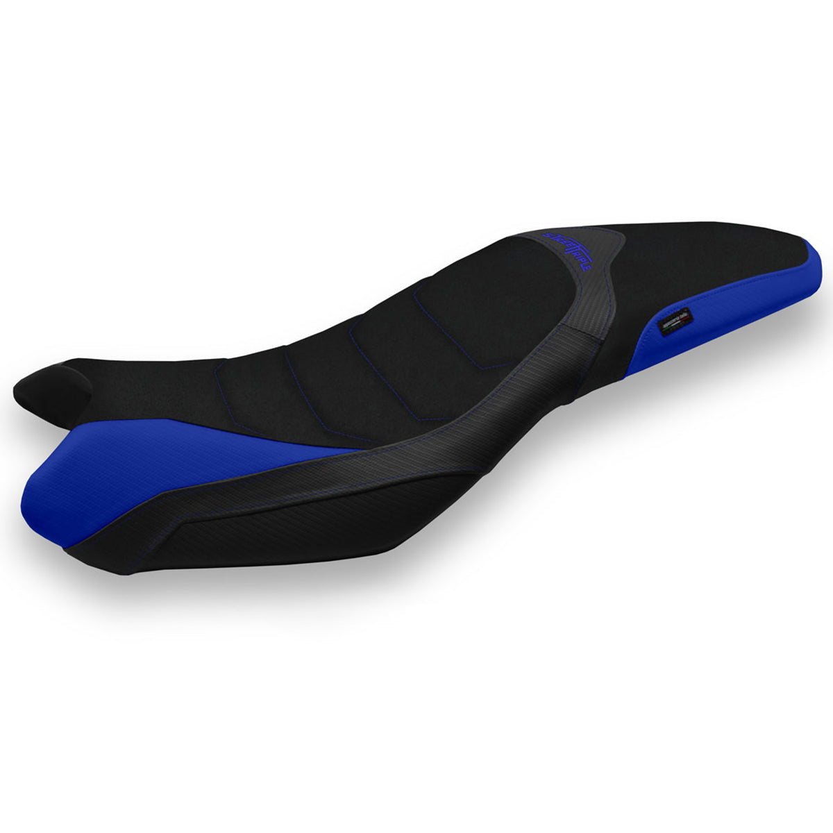Triumph Street Triple 675 2013-2016 Seat Cover Tappezzeria Italia TPZ Ultragrip in Blue
