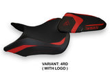 Triumph Speed Triple 2016-2021 Seat Cover Tappezzeria Italia TPZ in Red and Black