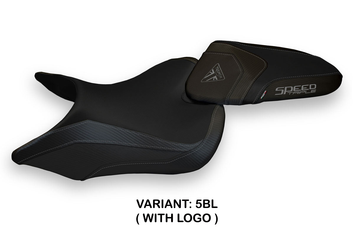 Triumph Speed Triple 2016-2021 Seat Cover Tappezzeria Italia TPZ in Black