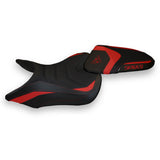 Funda de asiento para Triumph Speed ​​Triple 2016-2021 Tappezzeria Italia TPZ Ultragrip en rojo