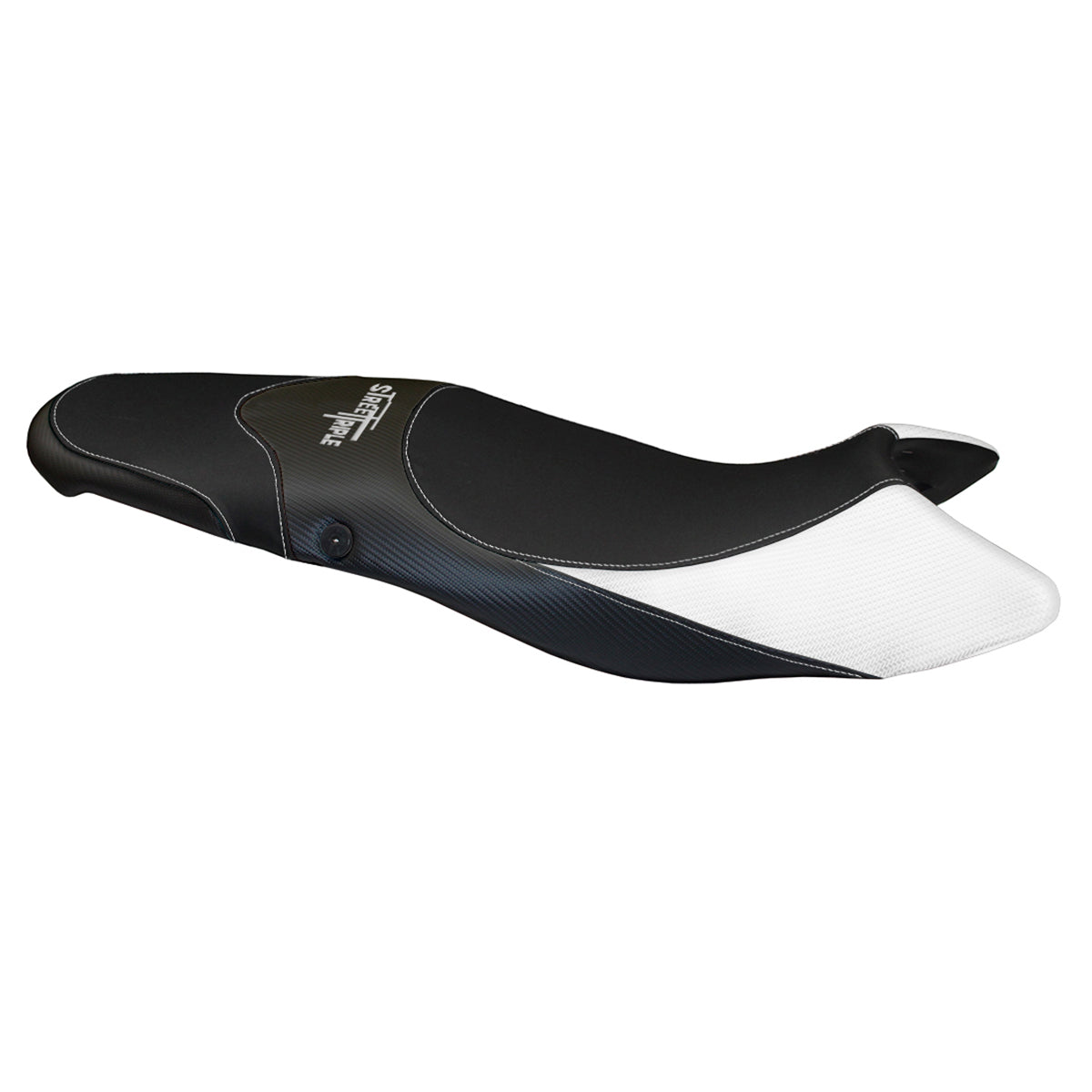 Triumph Street Triple 675 2007-2012 Seat Cover Tappezzeria Italia TPZ Comfort in White