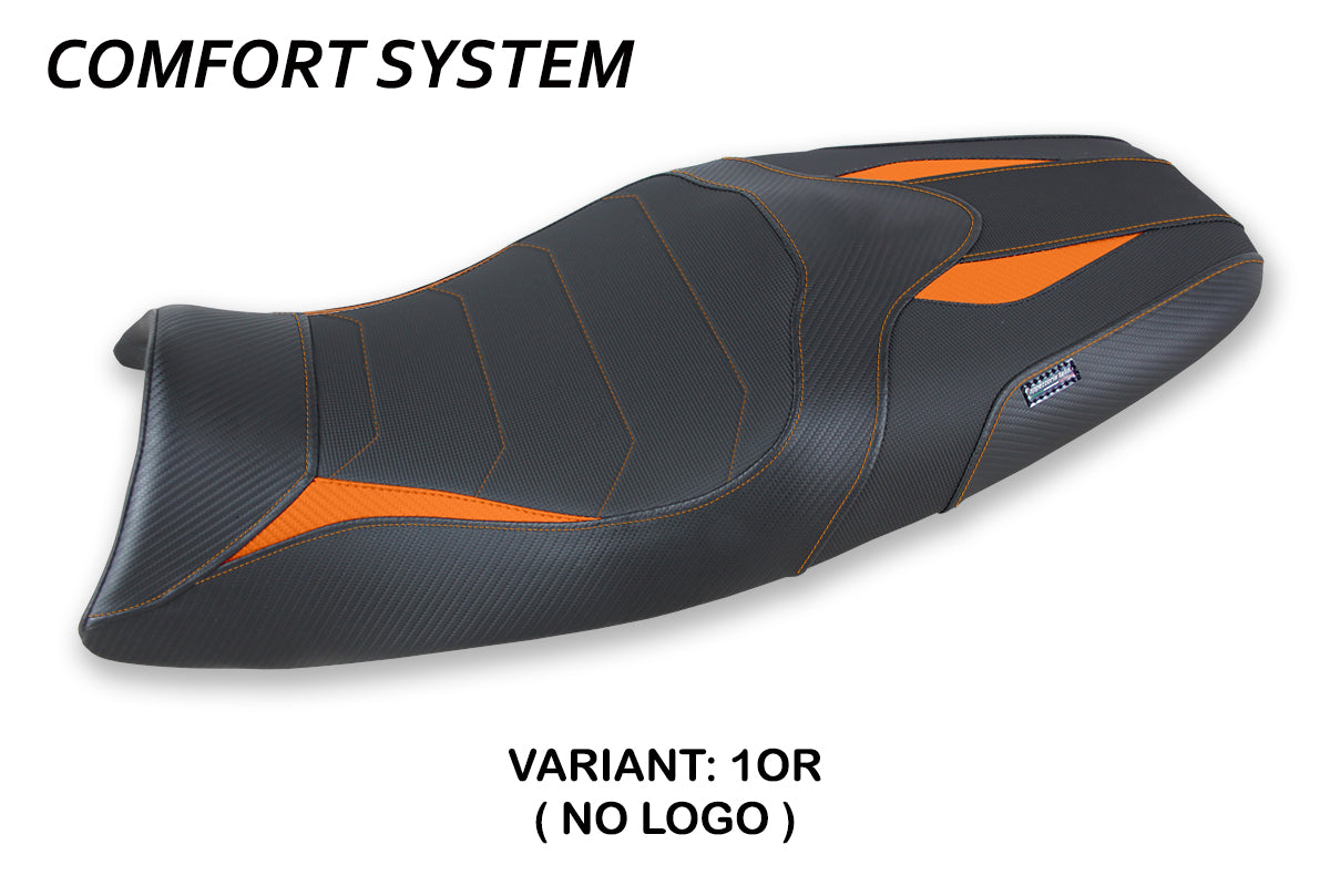 Triumph Speed Triple 2005-2010 Seat Cover Tappezzeria Italia TPZ Comfort in Orange