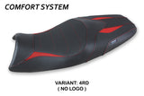 Funda de asiento para Triumph Speed ​​Triple 2005-2010 Tappezzeria Italia TPZ Comfort en rojo