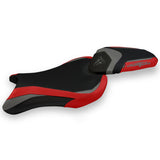 Triumph Street Triple 765 2017-2022 Seat Cover Tappezzeria Italia TPZ in Grey Red and Black
