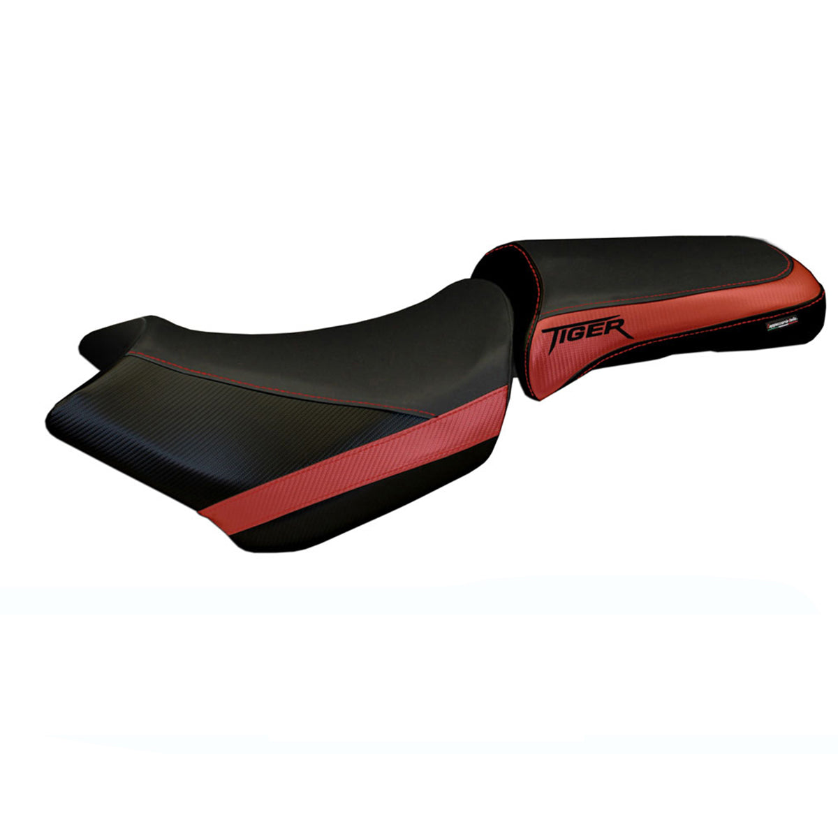 Triumph Tiger 1200 2011-2021 Seat Cover Tappezzeria Italia TPZ in Red Black