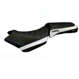 Funda de asiento Tappezzeria Italia TPZ Comfort para Triumph Tiger 1200 2011-2021 en blanco