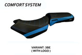 Funda de asiento Tappezzeria Italia TPZ Comfort para Triumph Tiger 1200 2011-2021 en azul