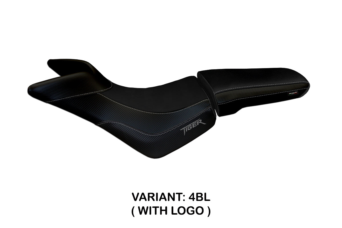 Triumph Tiger 800 800XC 2010-2020 Seat Cover Tappezzeria Italia TPZ in Black